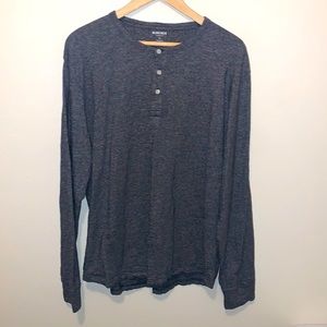 Bonobos Gray Standard Fit Henley Shirt